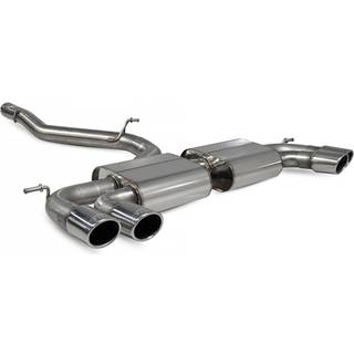 Scorpion Non-Resonated Cat/GPF Back System Non Valved - VW MK7.5 Golf R - Monaco