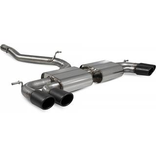 Scorpion Non-Resonated Cat/GPF Back System Non Valved - VW MK7.5 Golf R - Monaco Ceramic
