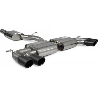 Scorpion Resonated Cat/GPF Back System Non Valved - VW MK7.5 Golf R - Monaco Ceramic