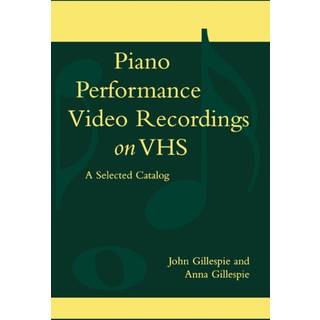 Piano Performance Video Recordings on VHS