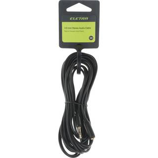 Eletra Mini jack kabel Han-Hun 5M, sort ➞ På lager - klar til levering og afhentning