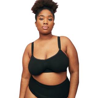 Amme bh uden bøjle h-k skål - black / s/m - h-k