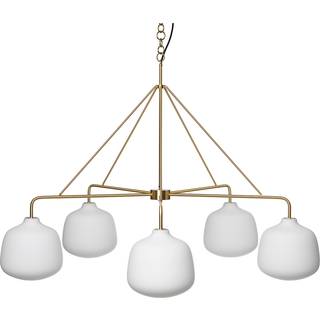 RUBN Holborn 5 Chandelier Lysekrone Brass