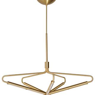 RUBN Bloomsbury Chandelier Wide 5 Lysekrone (H99-156.5 cm) Brass