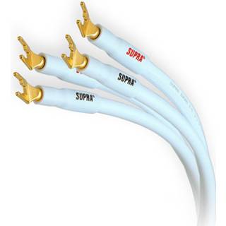 SUPRA Sword højttalerkabel-jumper stereosæt (4x 28 cm.) | BUY & TRY | PRIS-MATCH