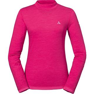 Schöffel Women's Merino Turtle Neck Merinolongsleeve Damer størrelse M farve pink