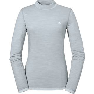 Schöffel Women's Merino Turtle Neck Merinolongsleeve Damer størrelse XL farve grå