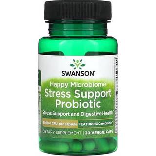 SWANSON Glad Mikrobiom Stressstøtte Probiotika 60vc