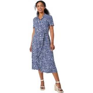 Roman Petite Ditsy Floral Print Shirt Dress44