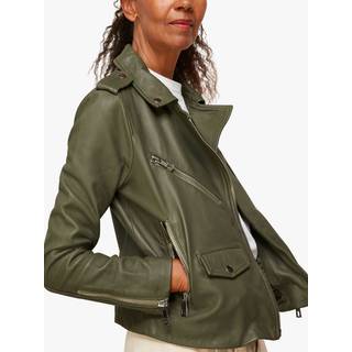 Whistles Agnes Pocket Læderjakke34