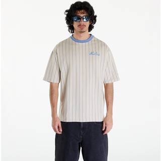 New Era Pinstripe Stone Oversized T-Shirt adult unisex Cream adult unisex Cream adult unisex Cream adult unisex Cream adult unisex Cream adult unisex - 2xl