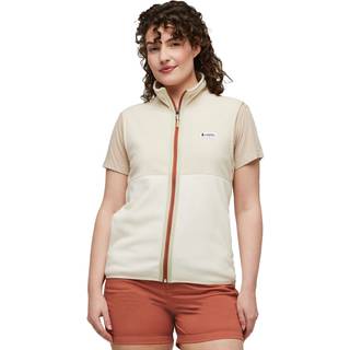 Cotopaxi Women's Amado Fleece Vest Fleecevest Damer størrelse XL farve beige/hvid