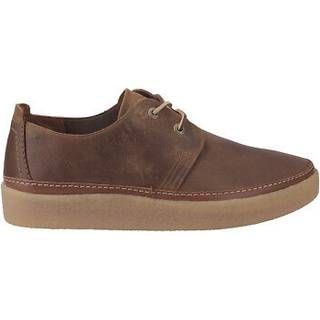 Clarkstil mænd. 26176866 Clarkwood Low brune lædersko (43), Fast, Blonder, Casual