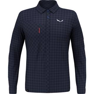 Salewa Puez Dry L/S Shirt Skjorte Herrer størrelse 48 farve blå