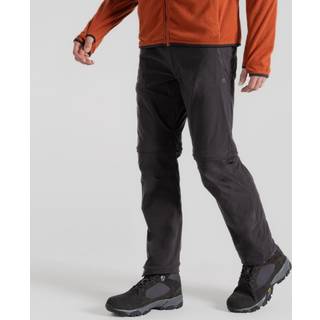 Craghoppers Men's Nosilife Pro Convertible Trouser III Black Pepper, 36-R