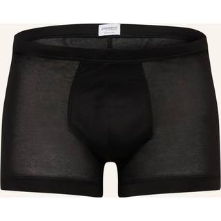 Zimmerli Herren Pant schwarz Merc. Baumwolle unifarben
