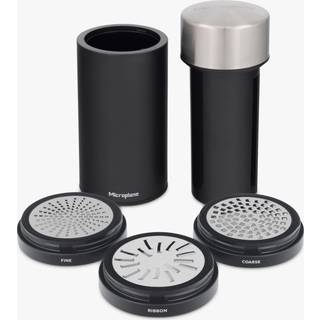 Microplane Specialty Universal-Mühle mit 3 Einsätzen - Schwarz