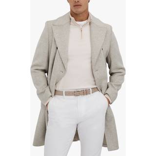 Reiss Review Wool Blend Herringbone Coatlarge