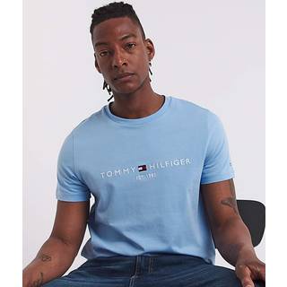 Tommy Hilfiger Herren T-Shirt blau Slim Fit
