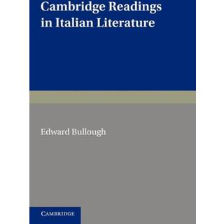 Cambridge Readings in Italian Literature