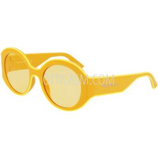 LONGCHAMP Kvinde LO758S 741 Solbriller Bio-injekt Honning Rund Normal Normal