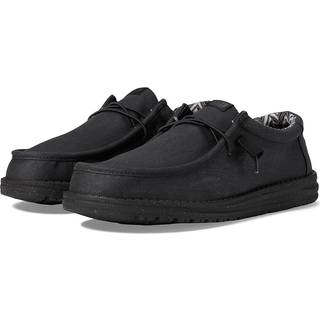 HeyDude Wally Canvas Sneaker Herrer størrelse 46 farve sort