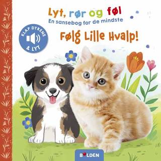Bog - Lyt, rør og føl: Følg lille hvalp - Fra 1 år