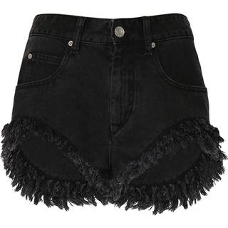 Isabel Marant Eneidao cotton shorts - black - XXS