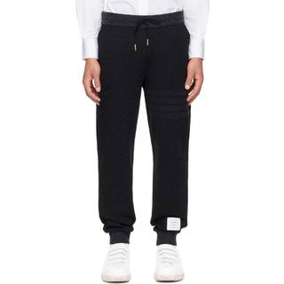 Thom Browne 4-Bar cotton and silk sweatpants - black - XXL