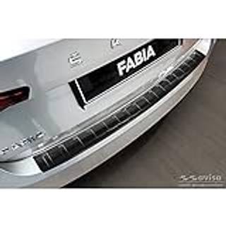 Læssekantbeskytter - Skoda Fabia IV Hatchback Årg. 2021-> Rustfrit Stål - Sort Børstet Stål - Hurtig levering