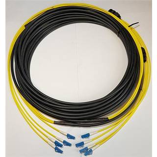 Optifab Preterm fiberkabel 4xom3 lc-lc, 130m