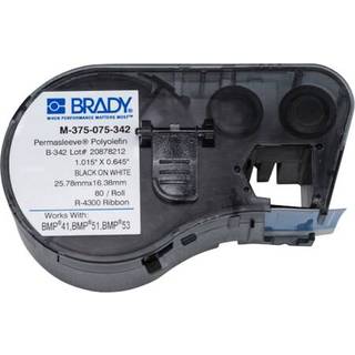 Brady Krympeflex 19,05x16,40 Ø8,13-3,18 hvid