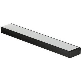 Profil strip rail 16x07 sort ip44