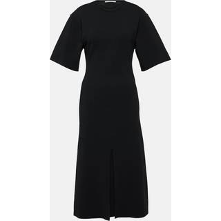Stella McCartney Ruffled midi dress - black - M