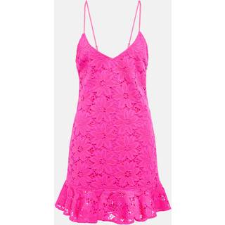 Rotate Lace slip dress - pink - XS