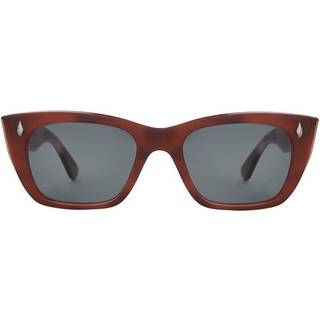 Garrett Leight WEBSTER SUN VINBRT/BS 49 Solbriller Mænd Tortoiseshell - Vintage Burnt Tortoise - 49mm
