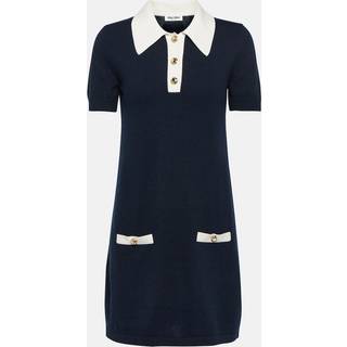 Miu Miu Cashmere minidress - blue - XS