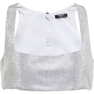 Balmain Embellished bralette - silver - XS