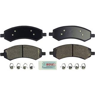 Bosch BE1084H Blue Semi -Metallic Disc Brake Pad Set med hardware - kompatibel med Select Chrysler Aspen; Dodge Dakota Durango Ram 1500; Mitsubis