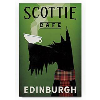 Varem?rke Fine Art WAP02777-C1219GG Scottie Cafe