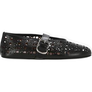 AlaÃ¯a Vienne leather ballet flats - black - EU 35
