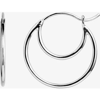 STINE A Jewelry Double Creol ørering 1136-00 (½ par)