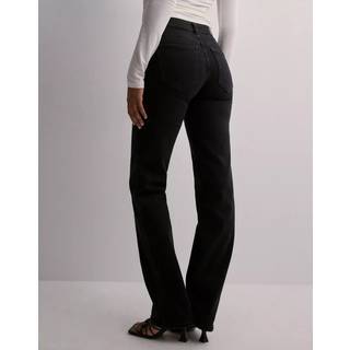 Dr Denim - Sort - Lexy Straight - L/32