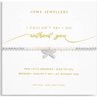 Joma Pearl Couldnt Say I Do Without You Bracelet - Silver - Adjustable