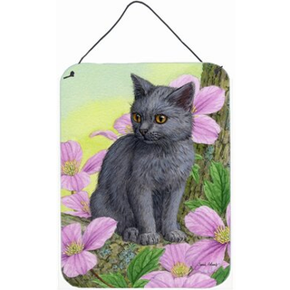 """" Caroline's Treasures Chartruex Kitten Wall eller Door Hanging Prints ASA2165DS1216 16HX12W Multicolor """"
