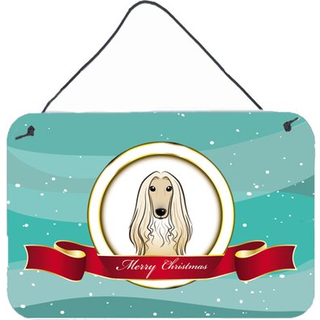 """" Carolines skatte afghanske hunde glædelig julevæg eller dør hængende tryk BB1554DS812 8HX12W """"