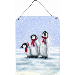 """" Caroline's Treasures Penguins af Daphne Baxter Wall eller Door Hanging Prints BDBA0419DS1216 16 """" ""H X 12"" """" ""W multicolor"" ""