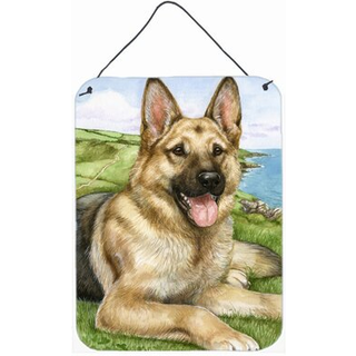 """" Caroline's Treasures German Shepherd af Debbie Cook Wall eller Door Hanging Prints CDCO0386DS1216 16HX12W Multicolor """"