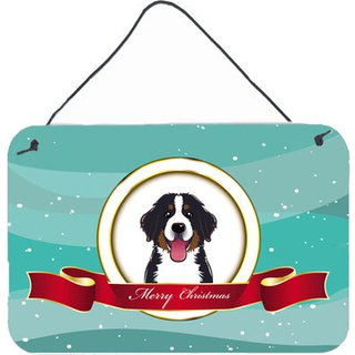 """" Caroline's Treasures Bernese Mountain Dog Glædelig julevæg eller Door Hanging Prints BB1547DS812 8HX12W """"