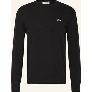 LACOSTE Herren Pullover schwarz unifarben